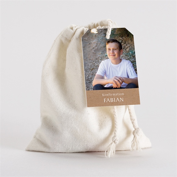 Geschenkbeutel Konfirmation Kraftpapier ref.N2911096