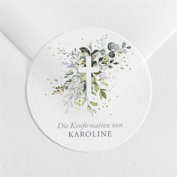 Aufkleber Konfirmation Atemzug ref.N3602153