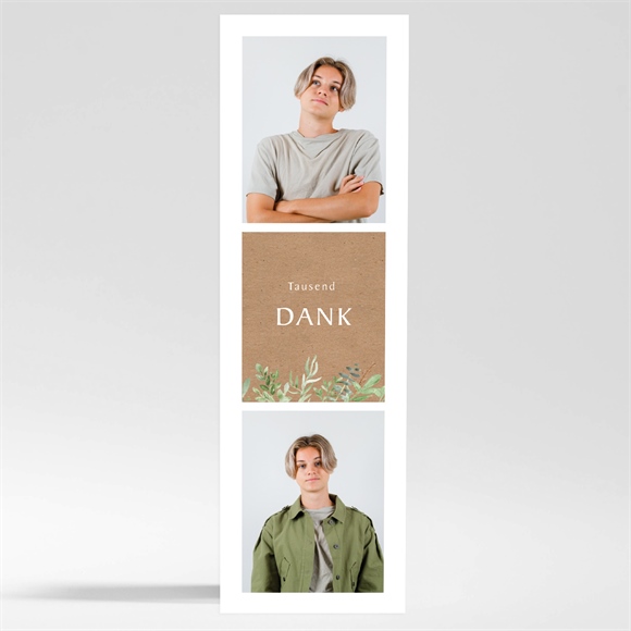 Dankeskarte Konfirmation Fotostreifen - Magnet ref.N200589