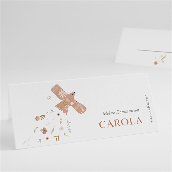 Tischkarte Kommunion Flieg Taube ref.N440960