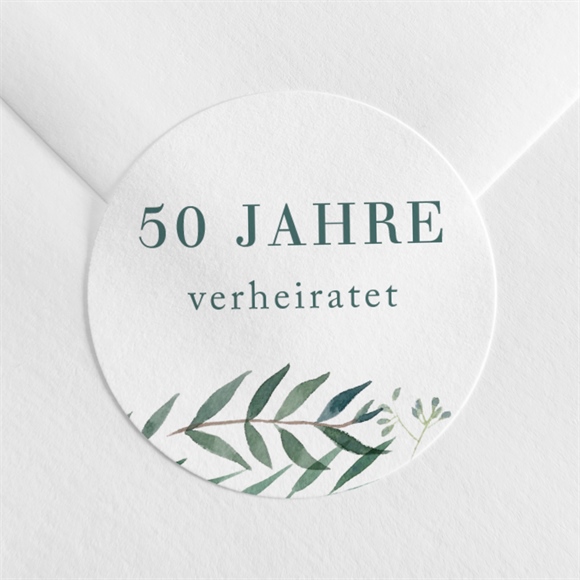 Aufkleber Hochzeitsjubiläum Alles in Einem - 50 Jahre ref.N3602212