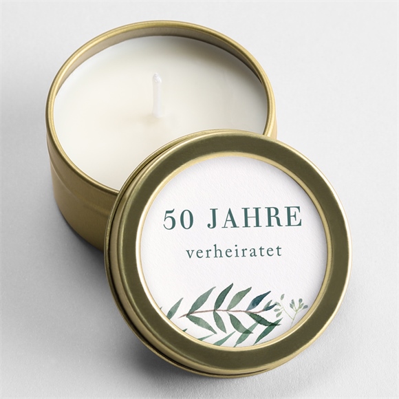 Kerze Hochzeitsjubiläum Alles in Einem - 50 Jahre ref.N3602213