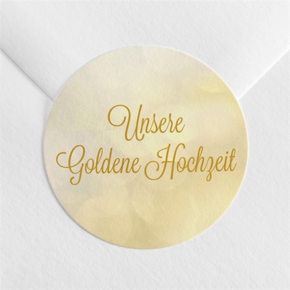 Aufkleber Hochzeitsjubiläum Champagnergläser ref.N3602158