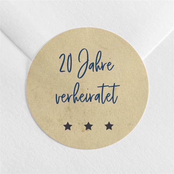 Aufkleber Hochzeitsjubiläum Telegramm zum Jubiläum ref.N3602171