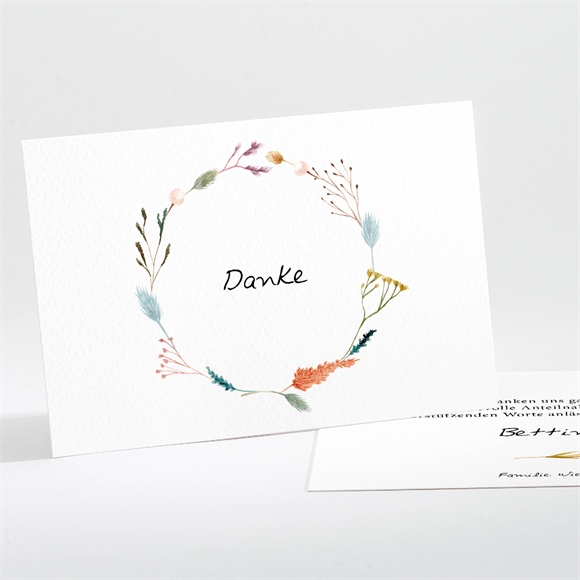 Trauerdanksagung Farandole - Querformat ref.N111359