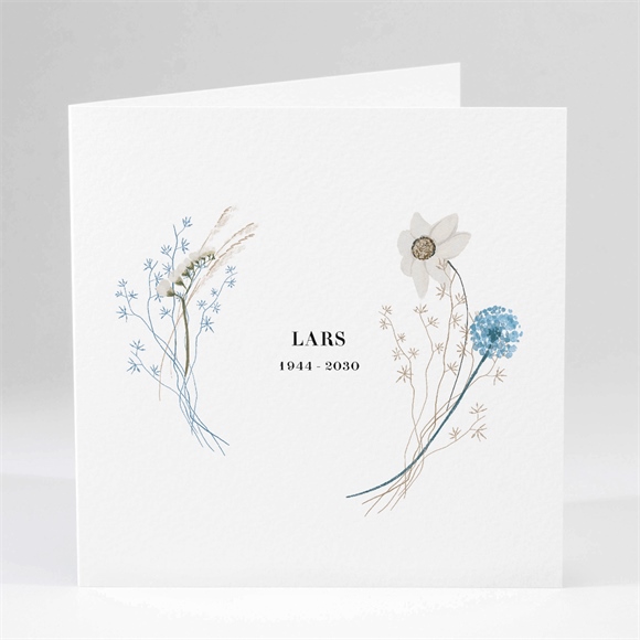 Trauerkarte Blumenornament ref.N451259