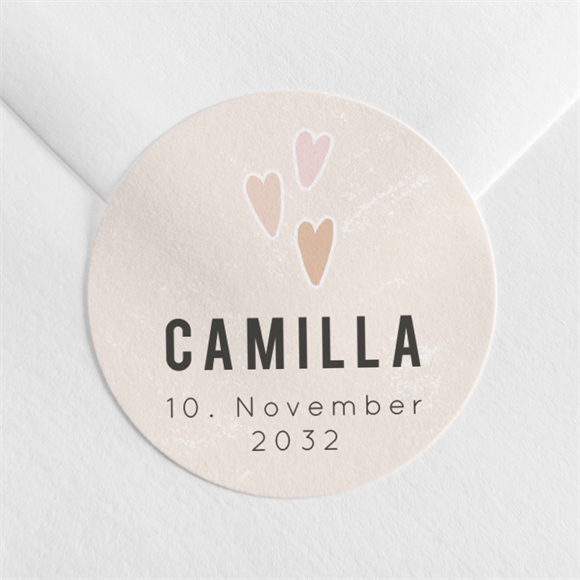 Sticker Geburt Herzchen ref.N3602345