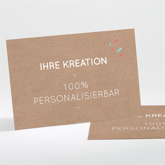 Dankeskarte Kommunion kraft - 13,8x9,5cm (n111363)