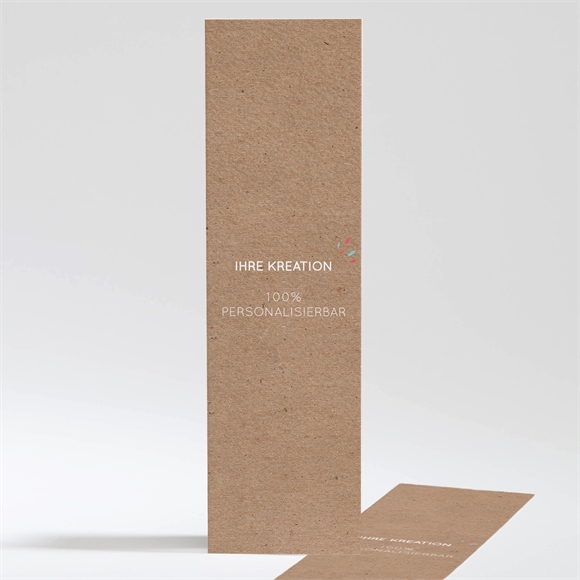 Dankeskarte Konfirmation Kraft - 5,3x19,4cm (N201410) ref.N201410