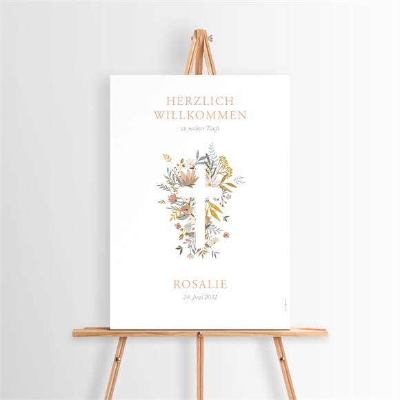 Willkommensschild Taufe Freude pur ref.N260508