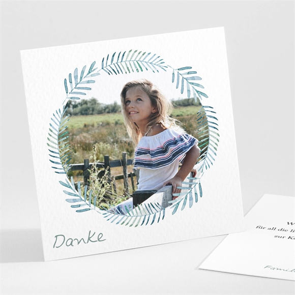 Dankeskarte Kommunion Heiliges Aquarell ref.N301365