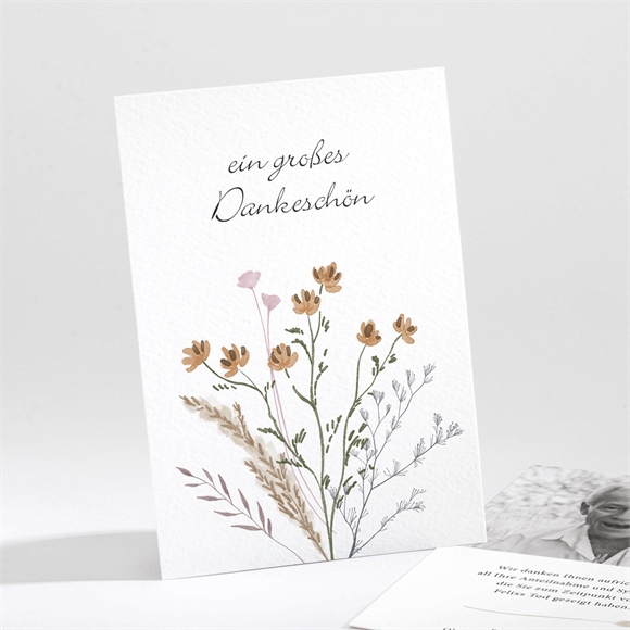 Trauerdanksagung Florale Komposition ref.N211436