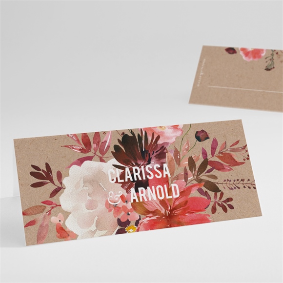 Tischkarte Hochzeit Floral ref.N4401004