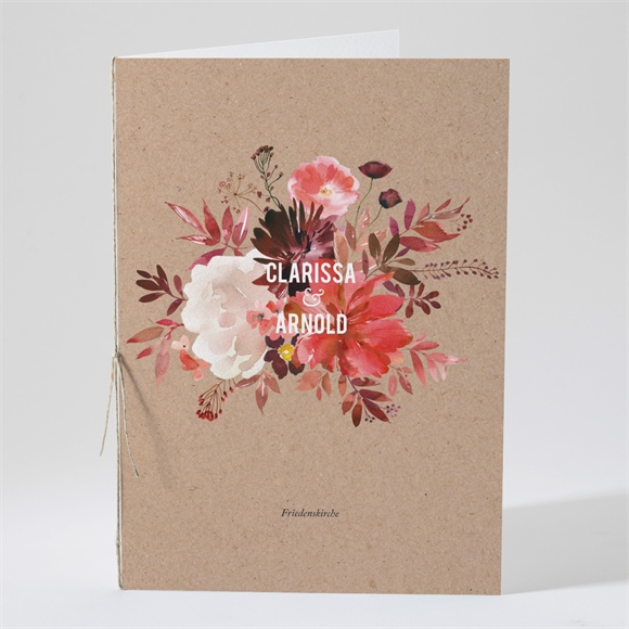 Kirchenheft Hochzeit Floral ref.N491580
