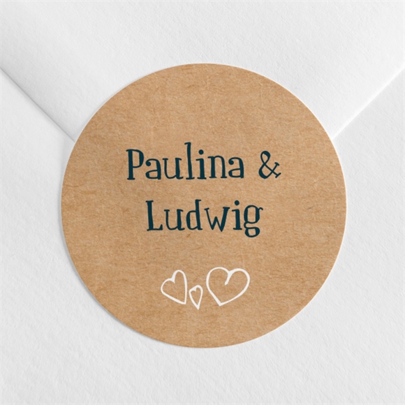 Aufkleber Hochzeitsjubiläum Vintage-Freude ref.N3602180