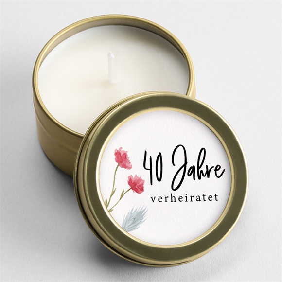 Kerze Hochzeitsjubiläum Origamiliebe ref.N3602175