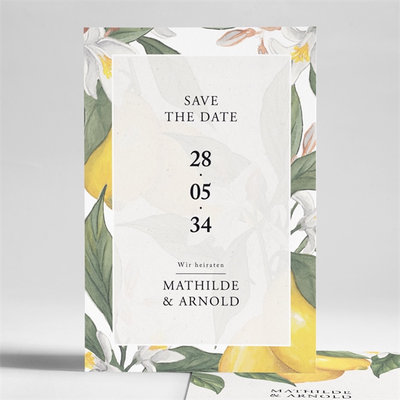 Hochzeitseinladung Zitronenflair ref.N241271