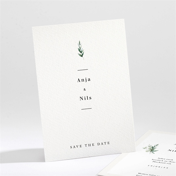 Save the Date Karte Smaragdgrün ref.N211647
