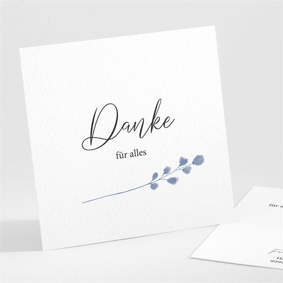 Trauerdanksagung Gegenwart & Erinnerung-Quadrad ref.N301376