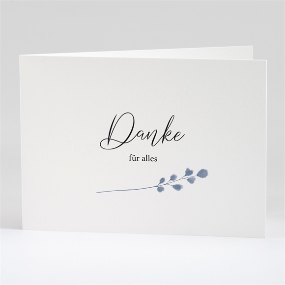 Trauerdanksagung Gegenwart & Erinnerung-Klappk. ref.N42160