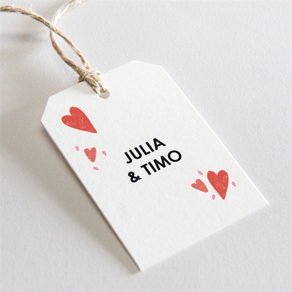 Geschenkanhänger Hochzeit Herzen ref.N291994