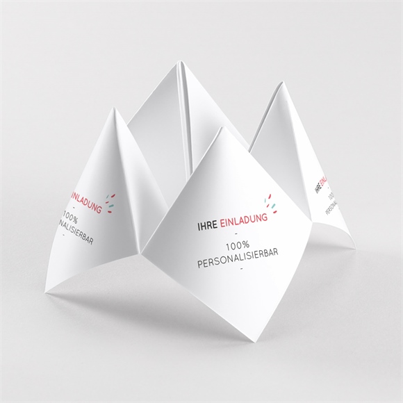 Geburtstagseinladung Blanco Origami (N330176) ref.N330176