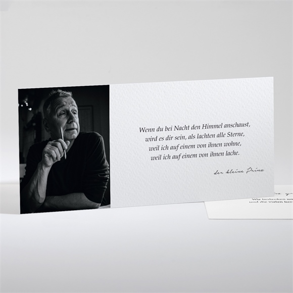 Trauerdanksagung Für Dich - Querformat ref.N131169