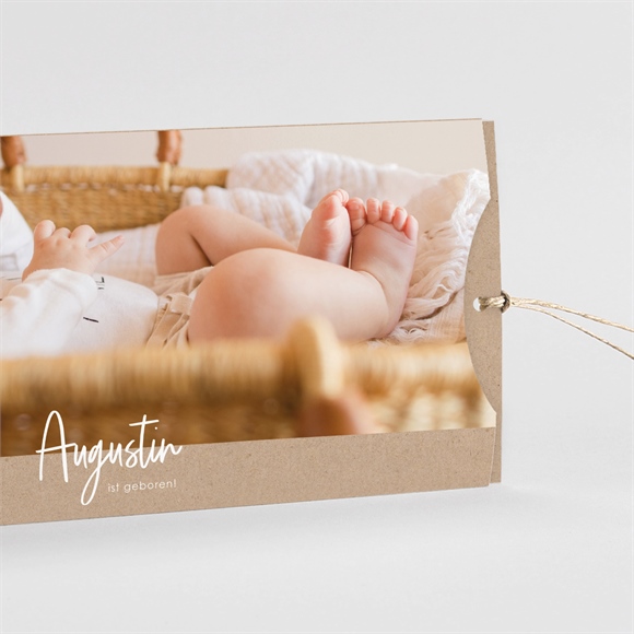 Geburtskarte Moderne Piktogramme - Etui ref.N85144