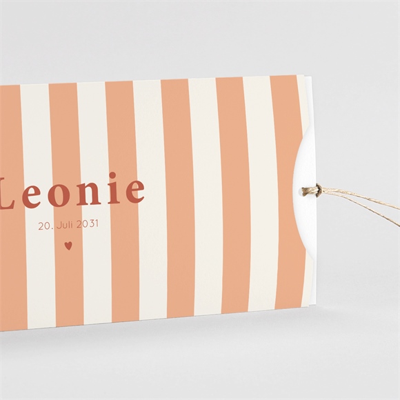 Geburtskarte Streifen - Etui ref.N85145