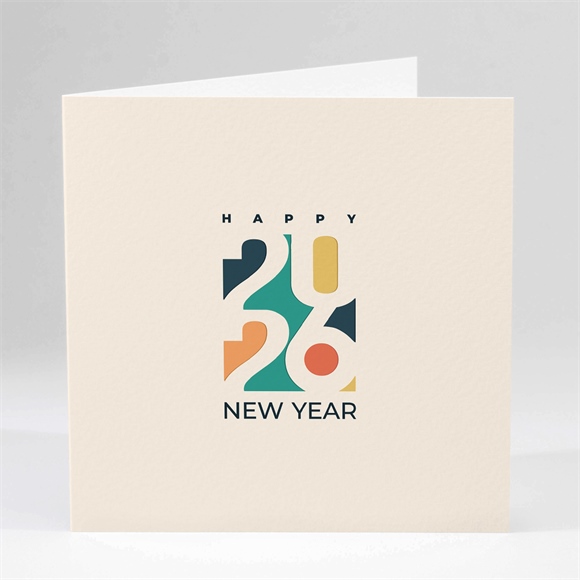 Weihnachtskarte Buntes Jahr ref.N451500