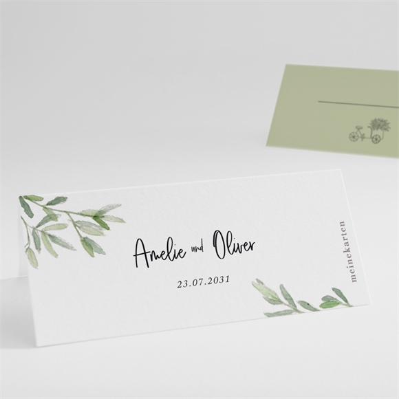 Tischkarte Hochzeit Olivenbaum ref.N440813