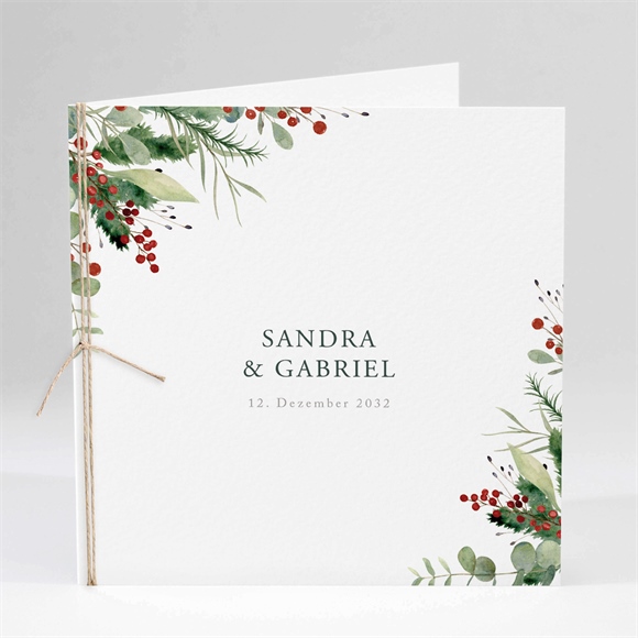 Hochzeitseinladung Winterhochzeit ref.N451610