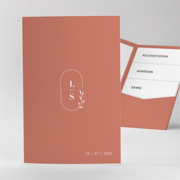 Hochzeitseinladung Klassisch schön ref.N84158