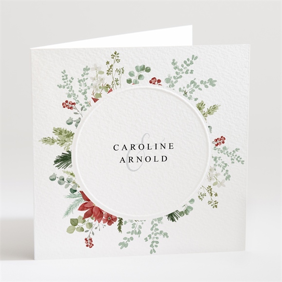 Hochzeitseinladung Blumen im Winter ref.N451633