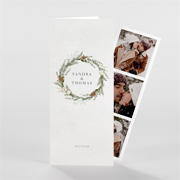 Hochzeitseinladung Hochzeit im Winter ref.N981256