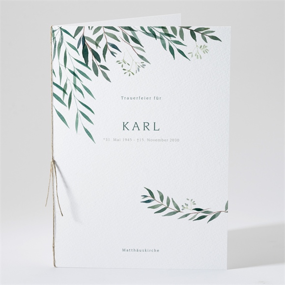 Kirchenheft Trauer Erinnerung ref.N491625