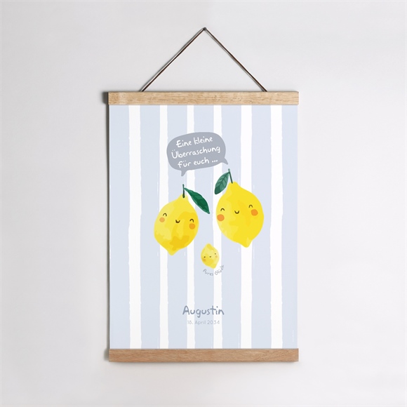 Geburtsposter Kleine Zitrone ref.N260584