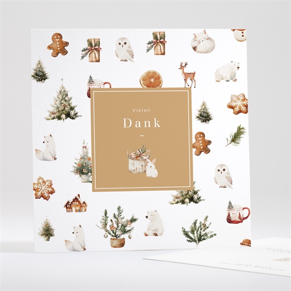 Dankeskarte Geburt Weihnachtskind ref.N351593