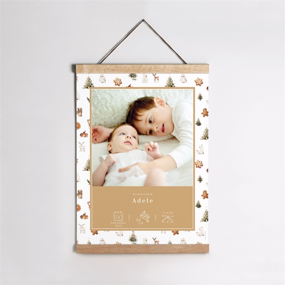 Geburtsposter Weihnachtskind ref.N260456