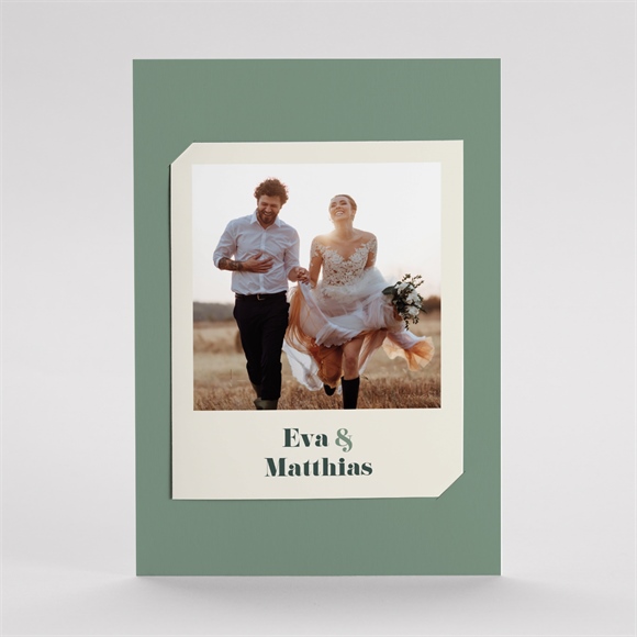 Dankeskarte Hochzeit salbeigrün