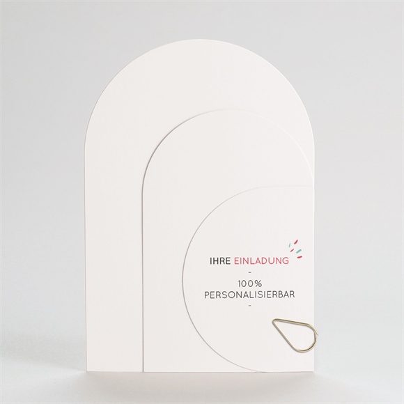 Hochzeitseinladung Blanco - Mehrfachkarte(D22101) ref.D22102