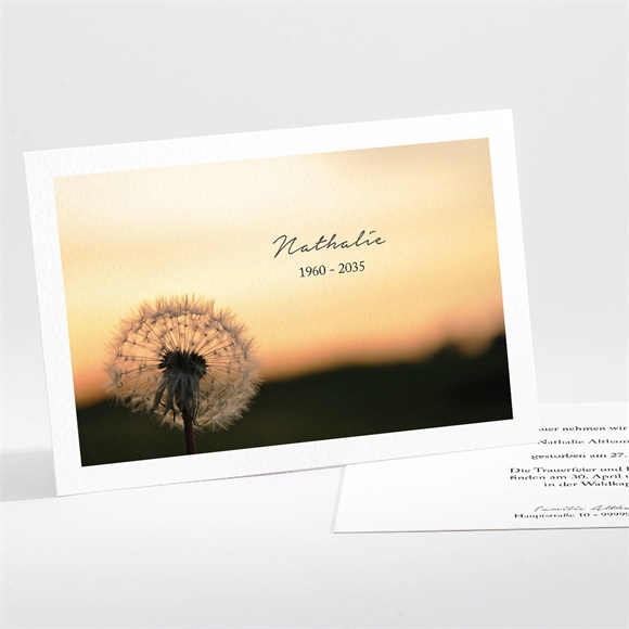 Trauerkarte Sonnenuntergang ref.N111378